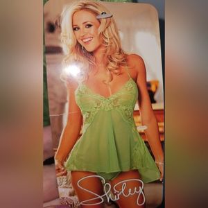 Shirley of Hollywood  lingerie color  green size large